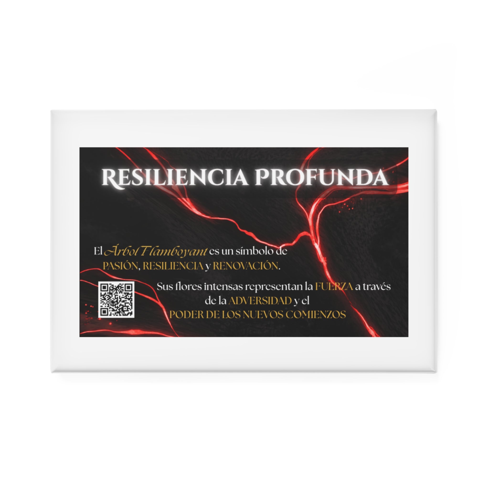 Árbol Flamboyán – Resiliencia Profunda Imán