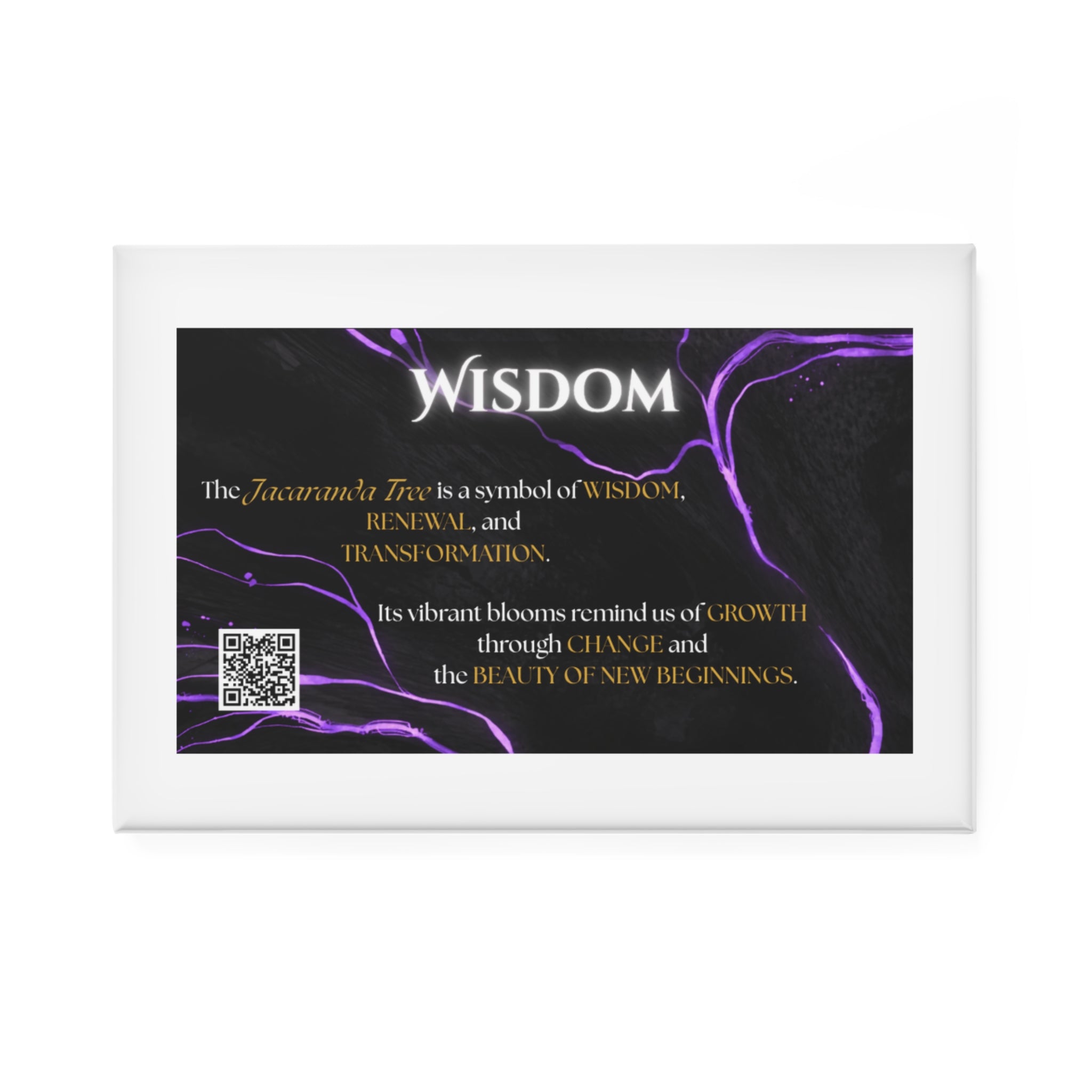 Jacaranda Tree – Wisdom & Transformation Magnet