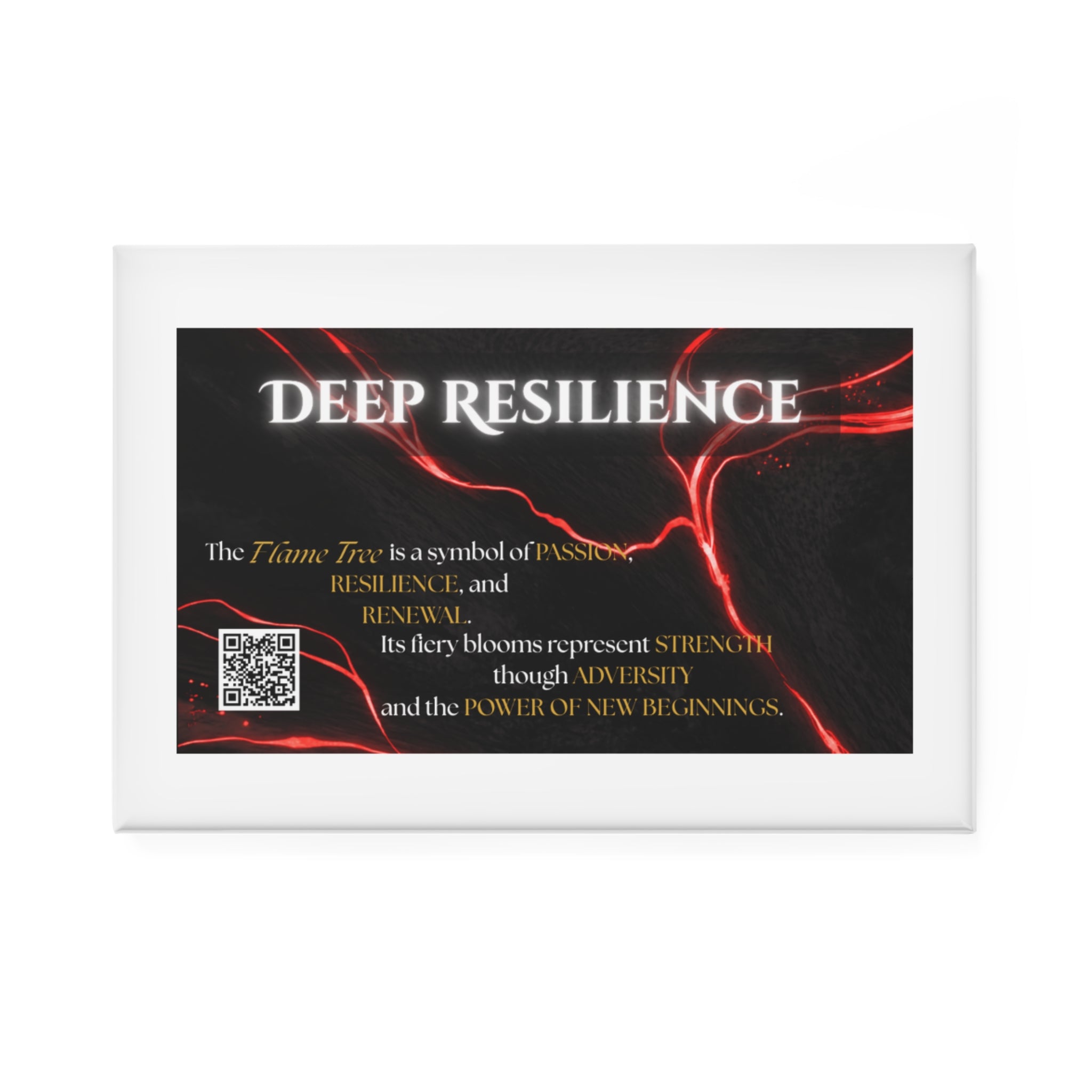 Flame Tree – Deep Resilience Magnet
